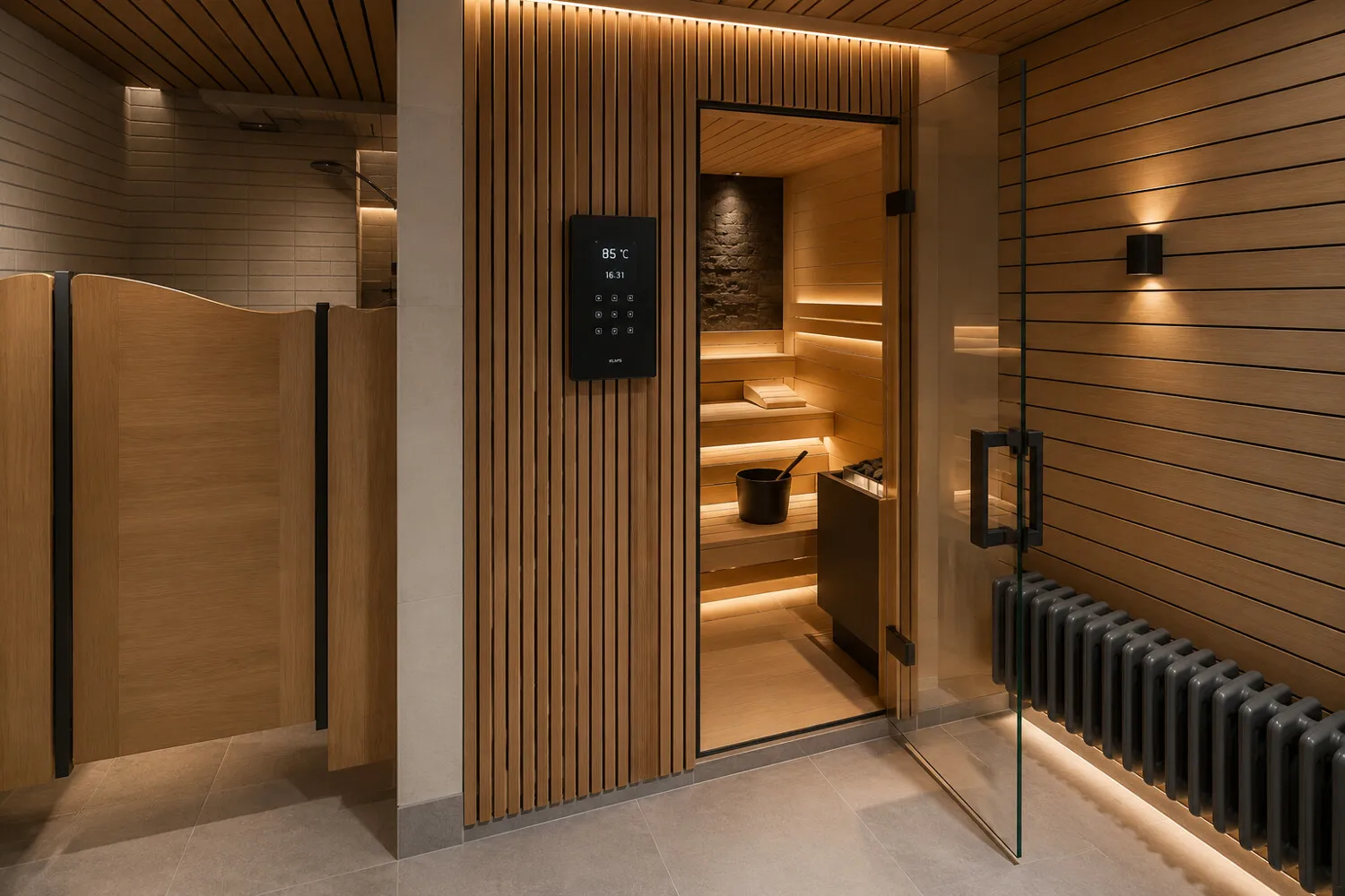 Dusche und Sauna UG – Wohnbeispiel