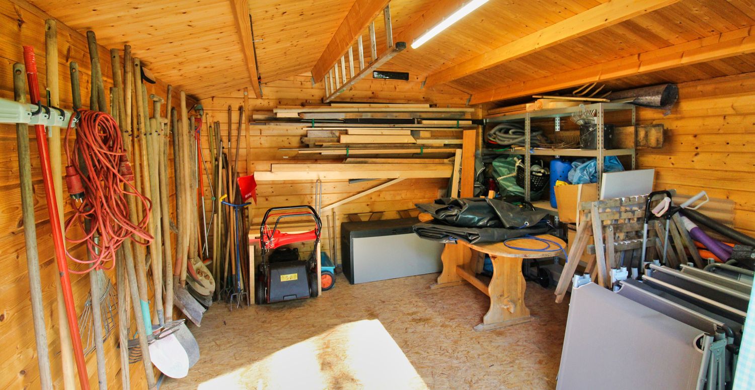 4 x 4 Meter großes Gartenhaus