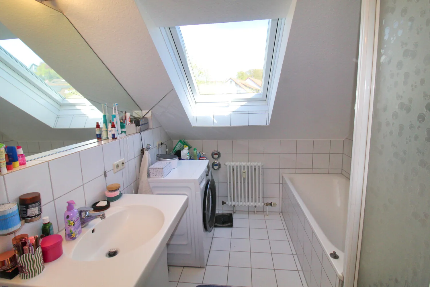 Tageslicht-Badezimmer