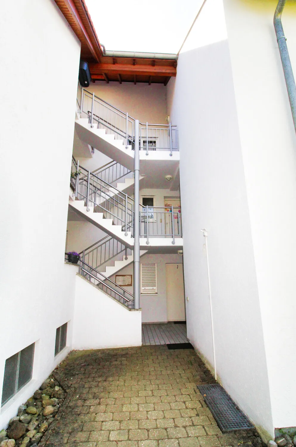 Außenansicht Treppenaufgang
