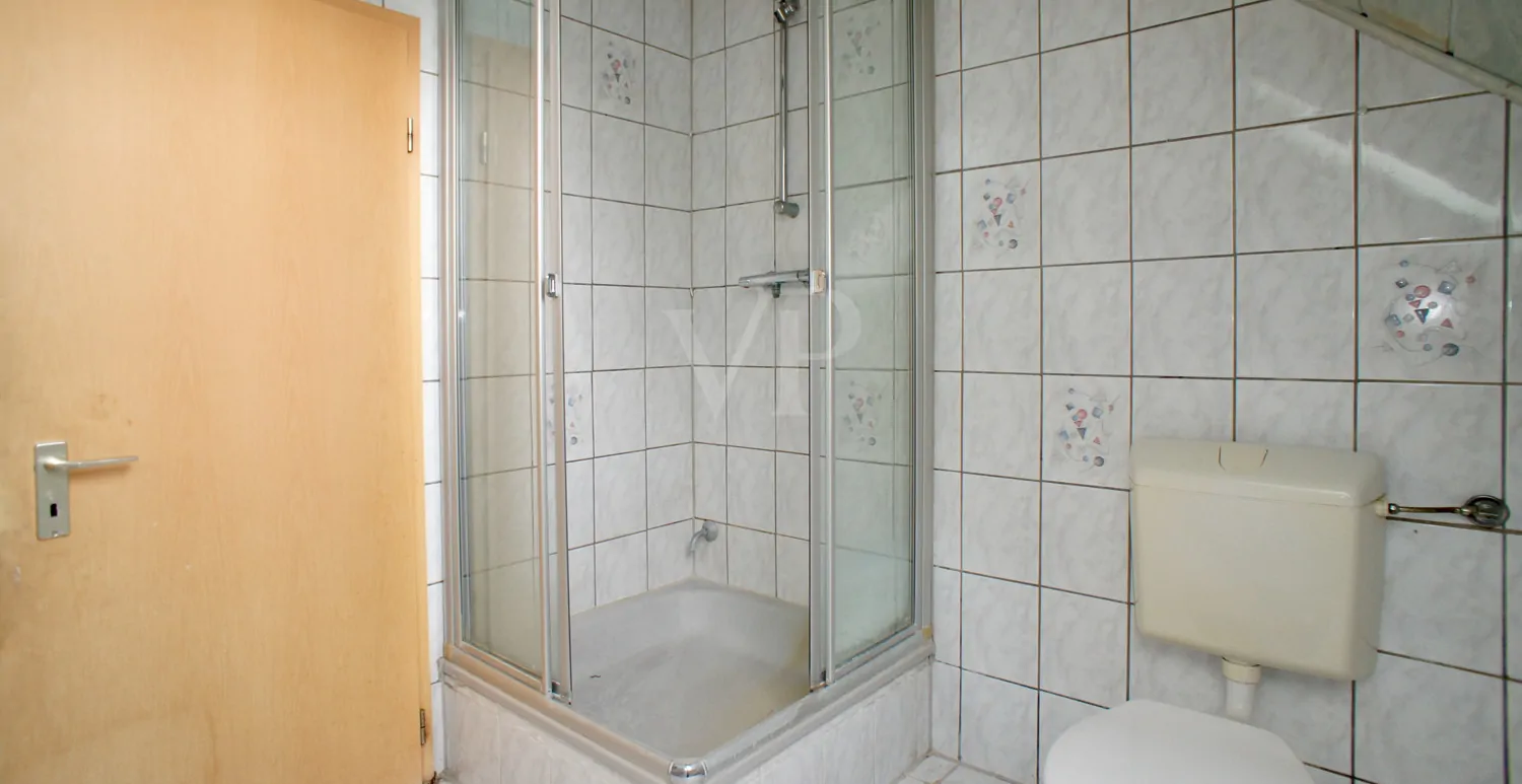 Badezimmer im Dachgeschoss