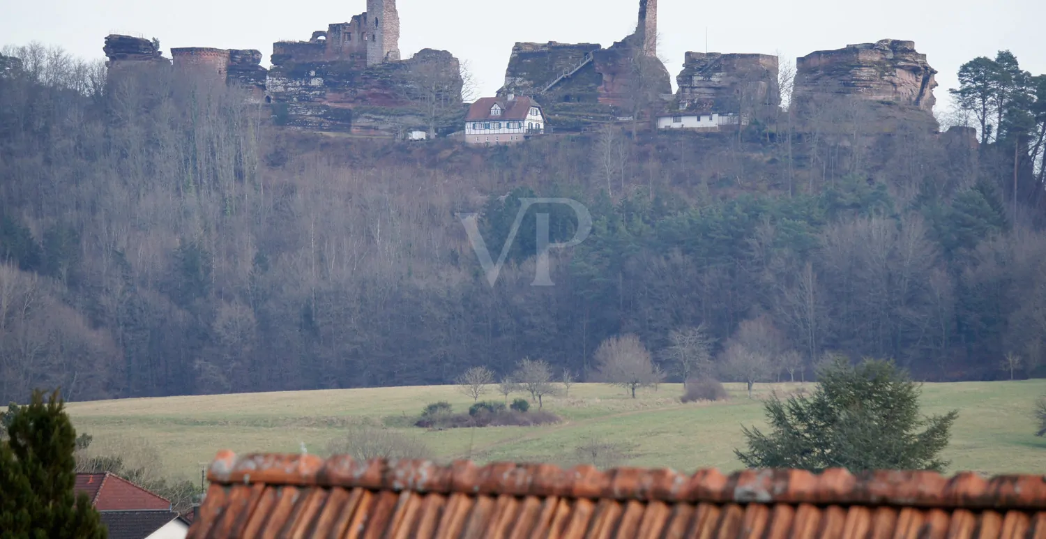 Blick auf die Burgen