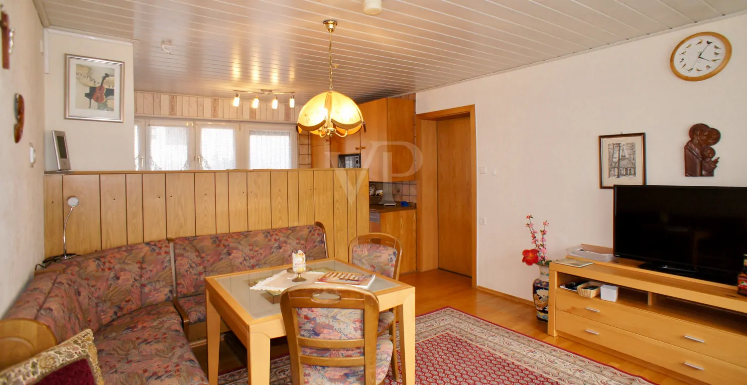 Esszimmer mit offener Küche