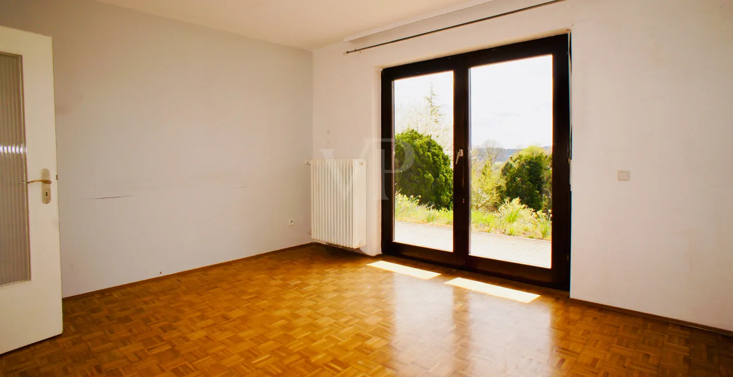 Wohnzimmer in der Einliegerwohnung