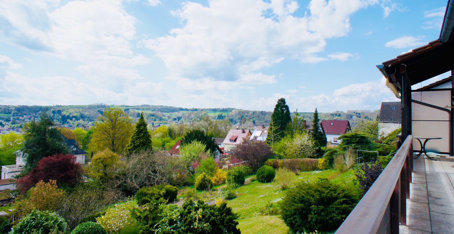 Blick vom Balkon