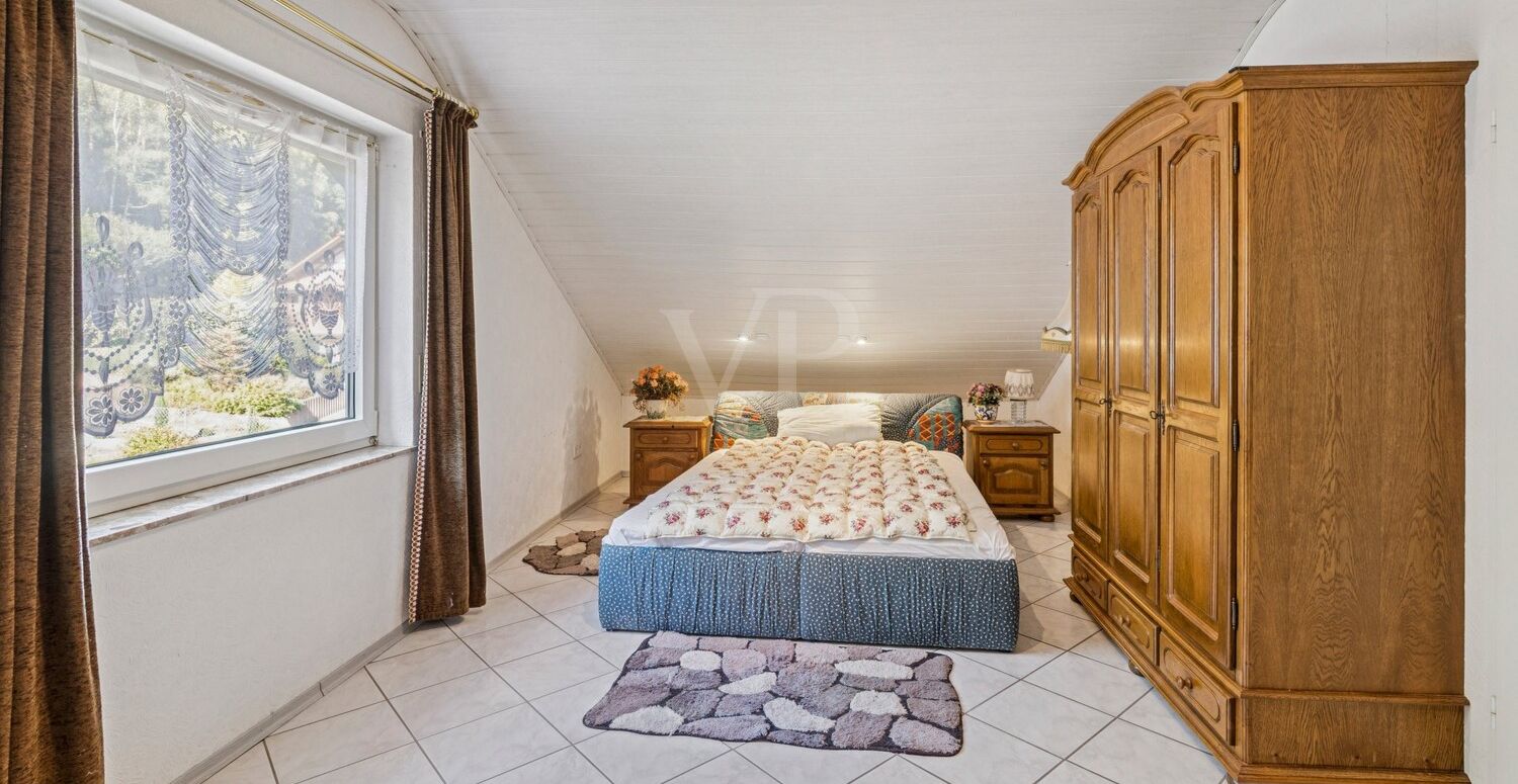 Schlafzimmer im Dachgeschoss