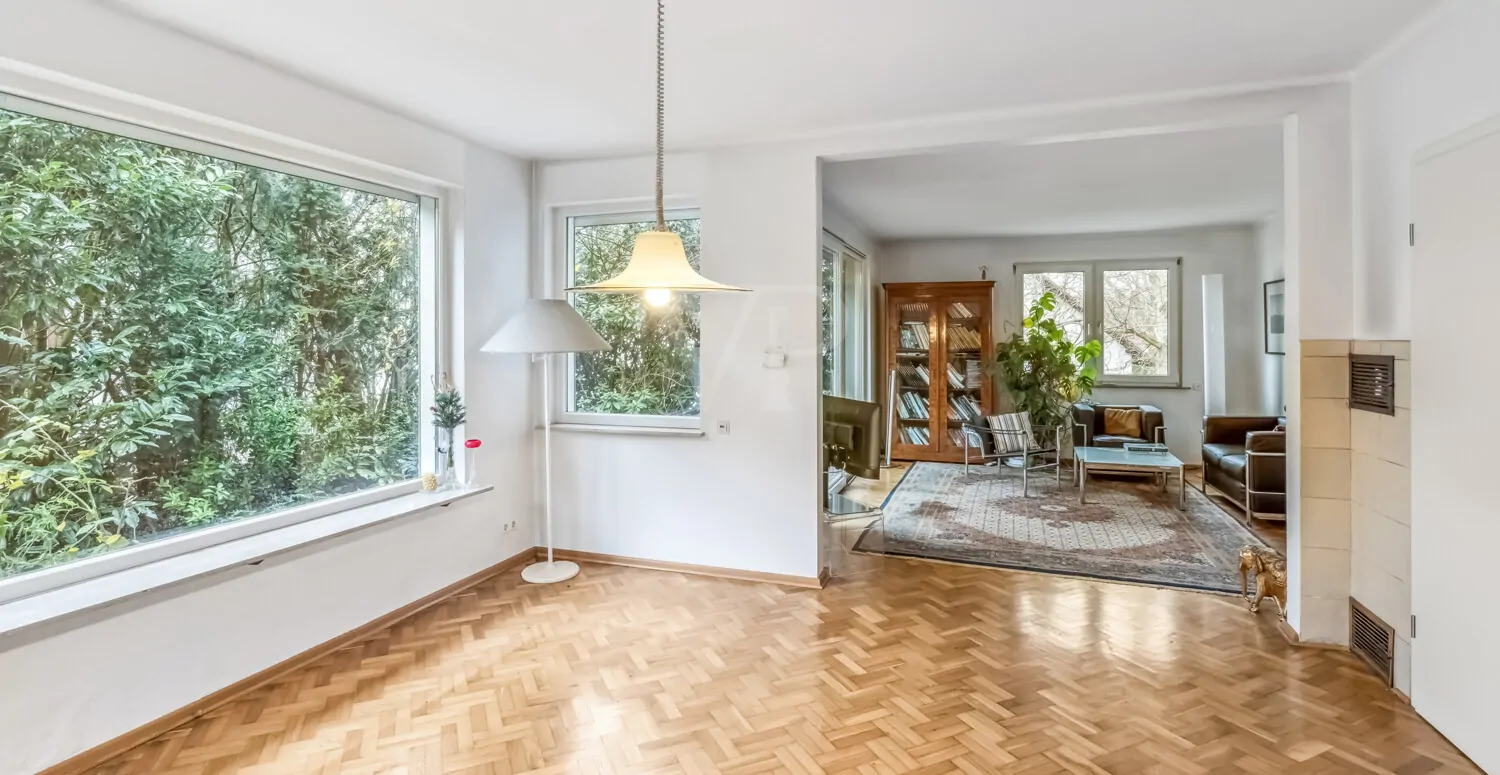 Blick ins Wohnzimmer