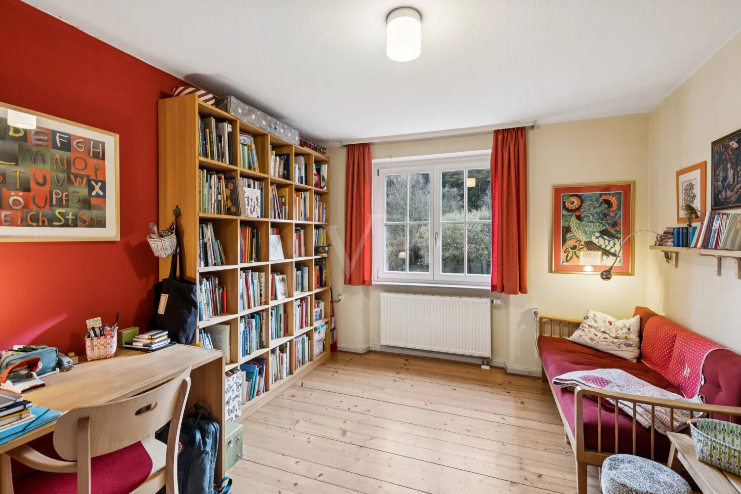 Arbeitszimmer im Erdgeschoss
