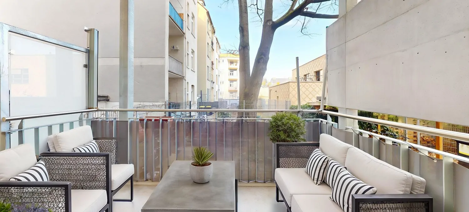 Balkon Visualisierung