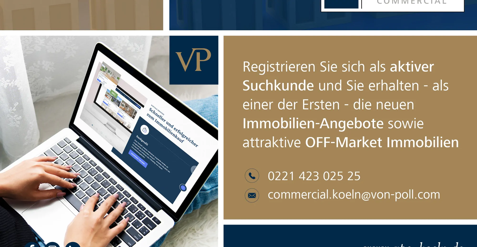 Registrieren Sie sich als aktiver Suchkunde