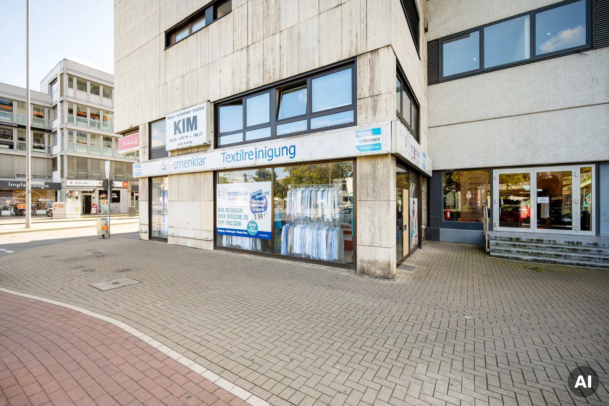 Direkt am Rhein-Center: Vermietetes Ladenlokal in attraktiver Ecklage