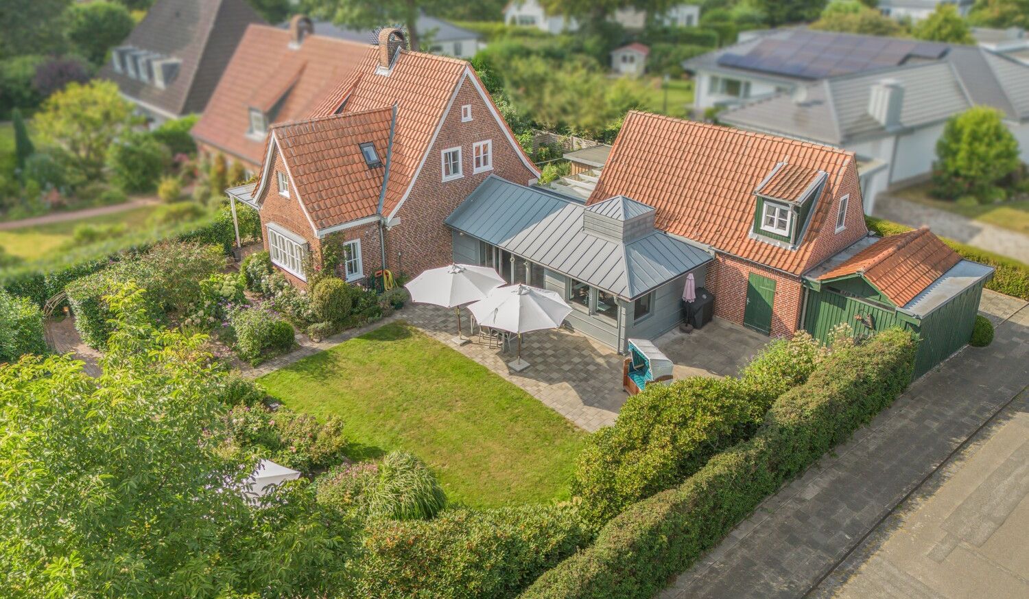 Hausansicht von oben (Ansicht II)