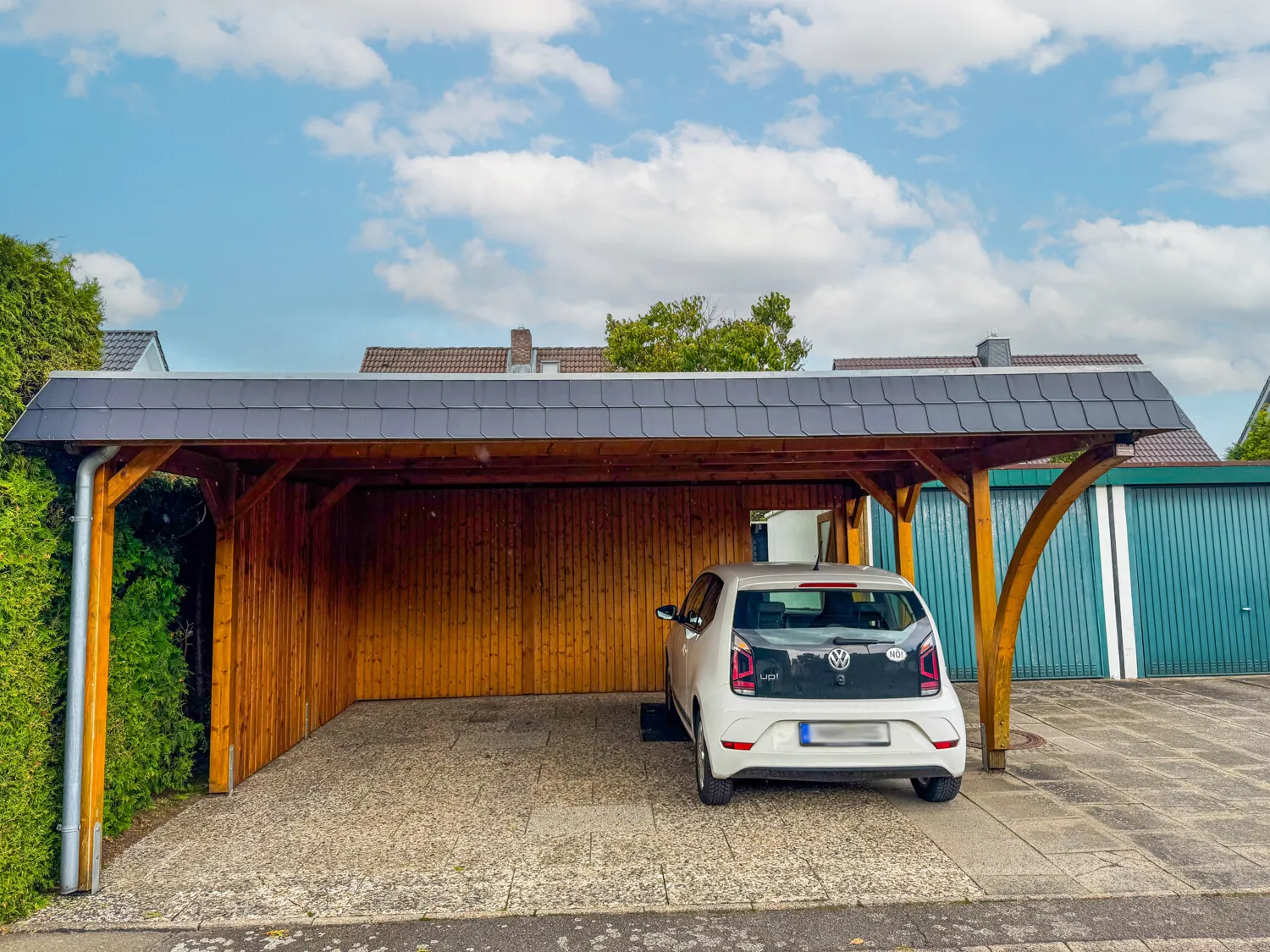 Ein eigener Carportplatz