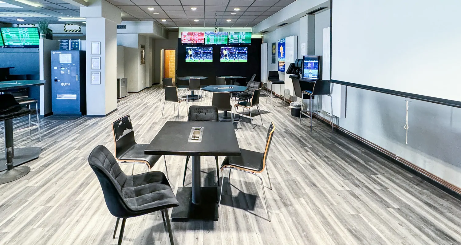 Innenansicht Wettbüro