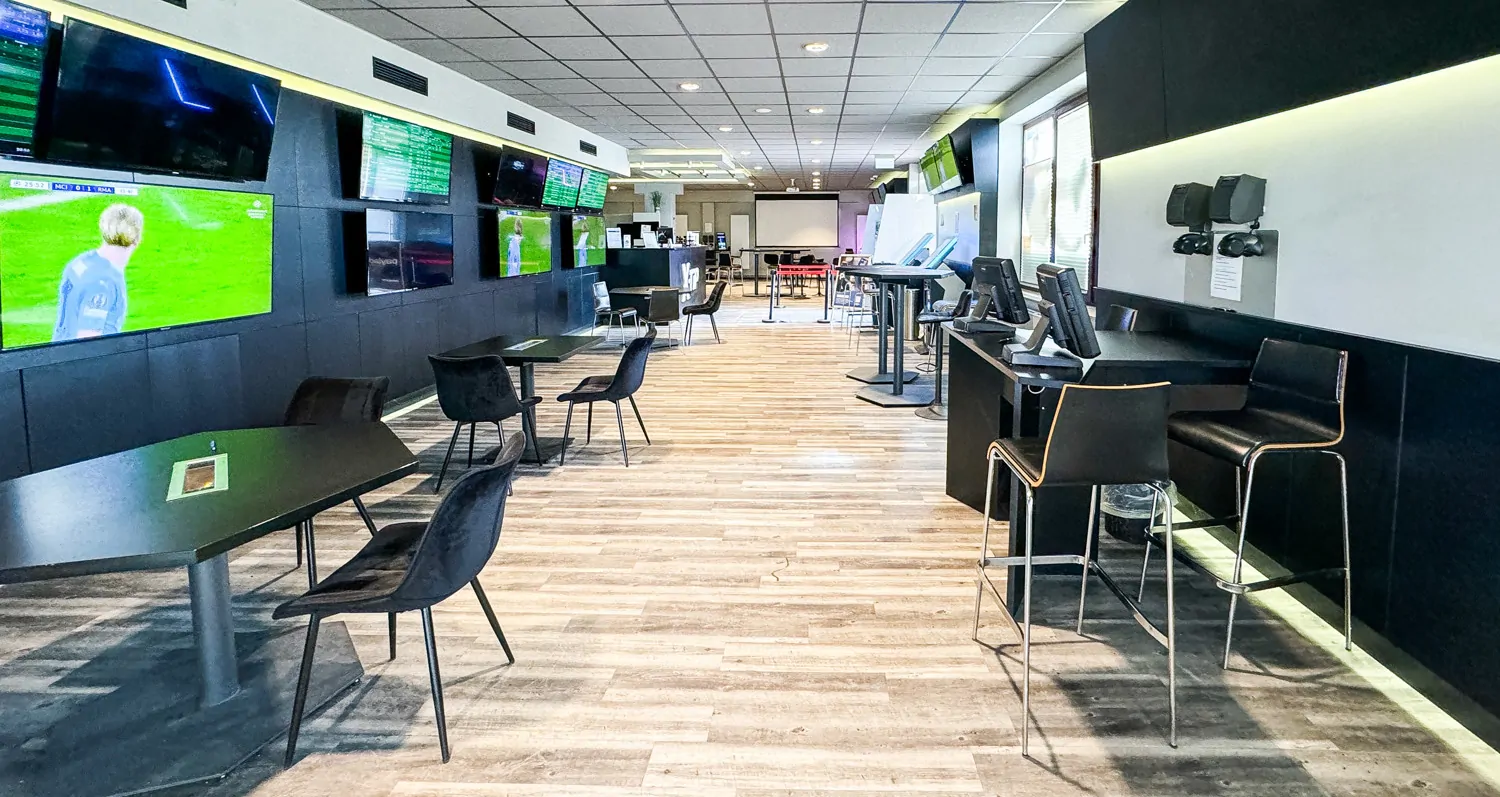 Innenansicht Wettbüro