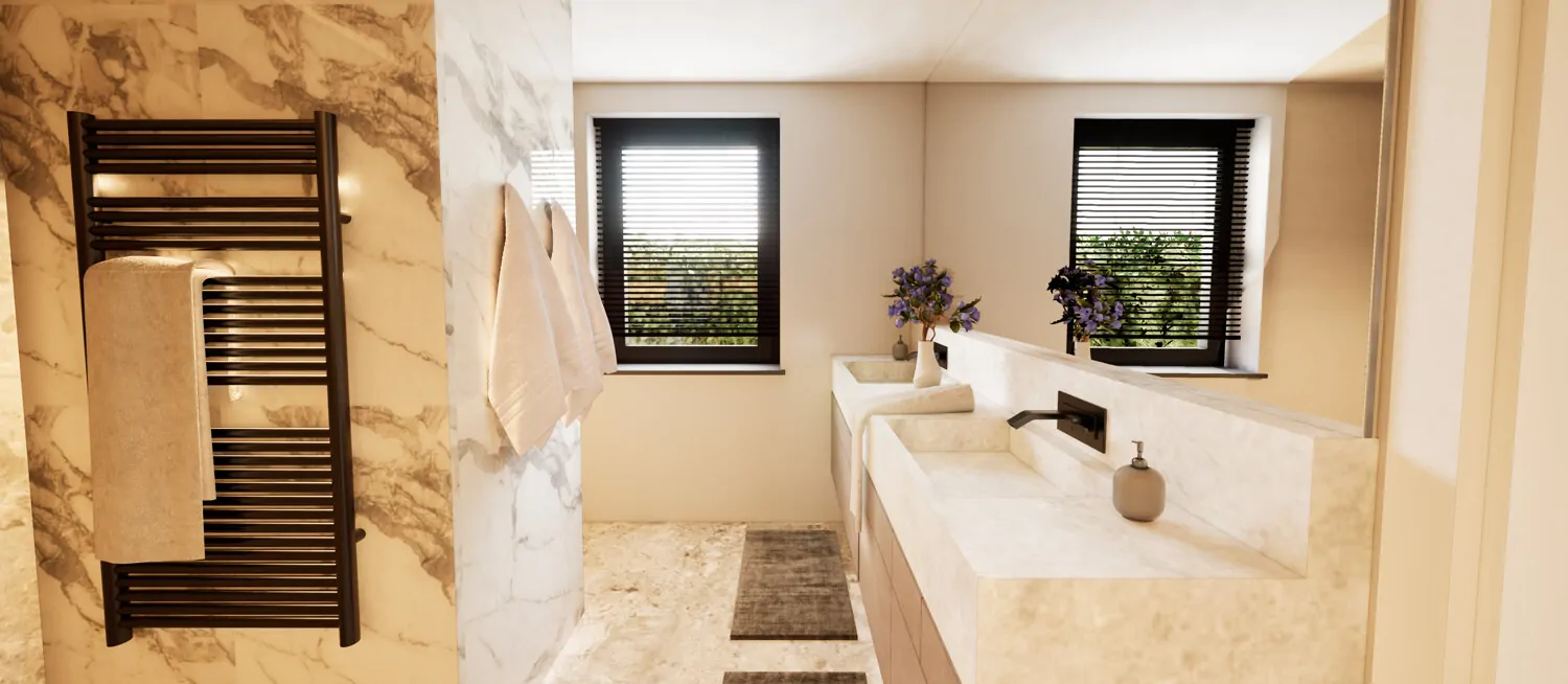 Hochwertiges Badezimmer