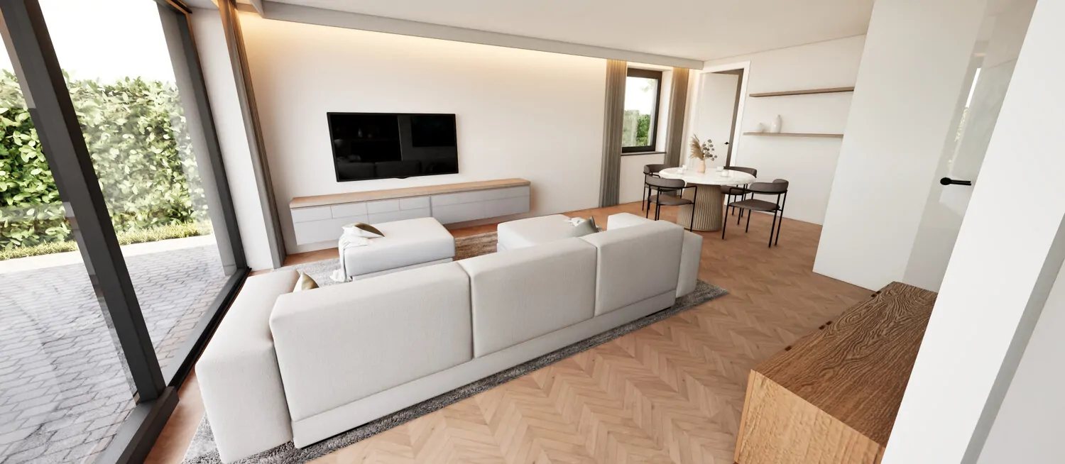 Blick in den Wohnbereich
