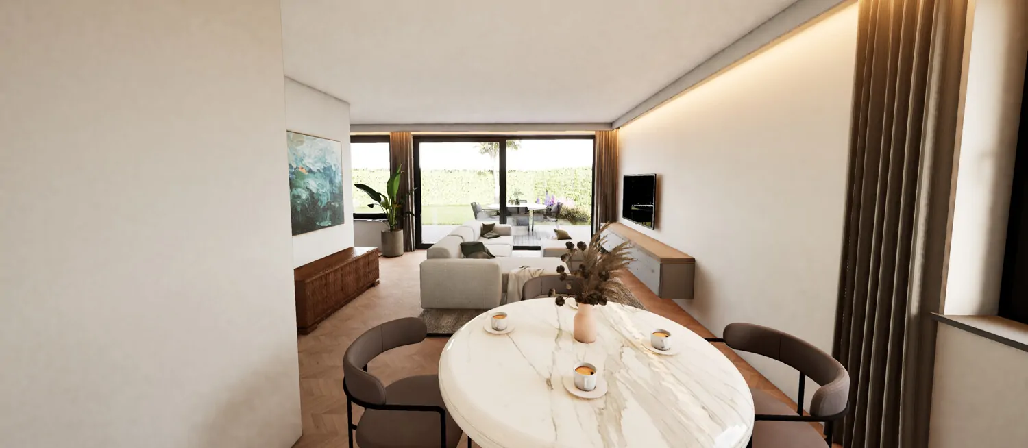 Weitere Ansicht des Essbereichs