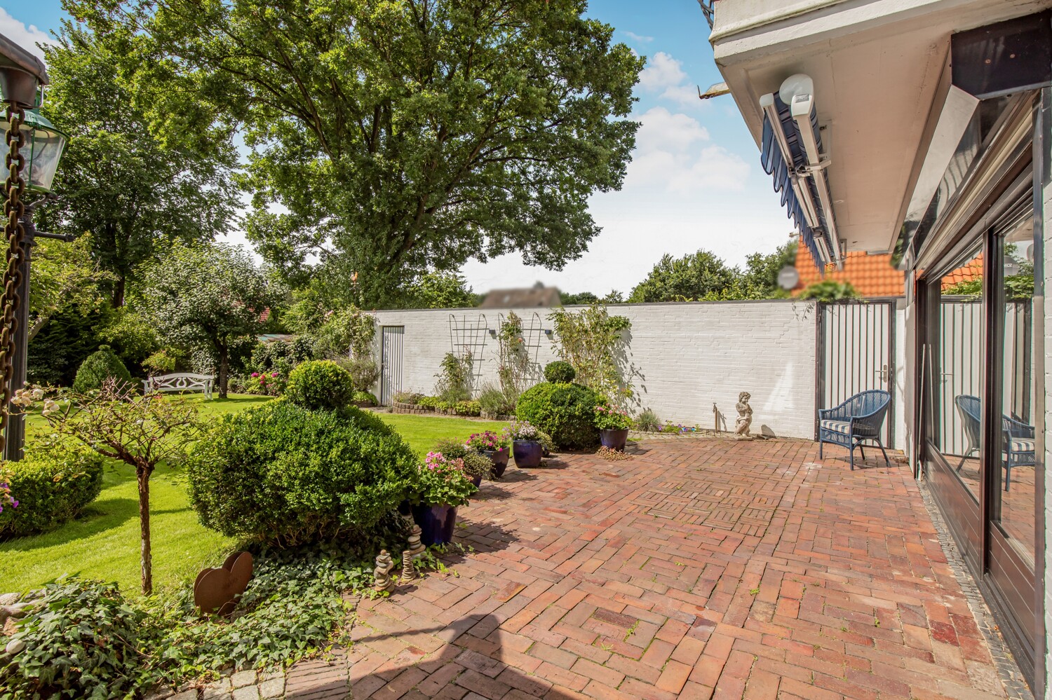 Terrasse mit West-Ausrichtung