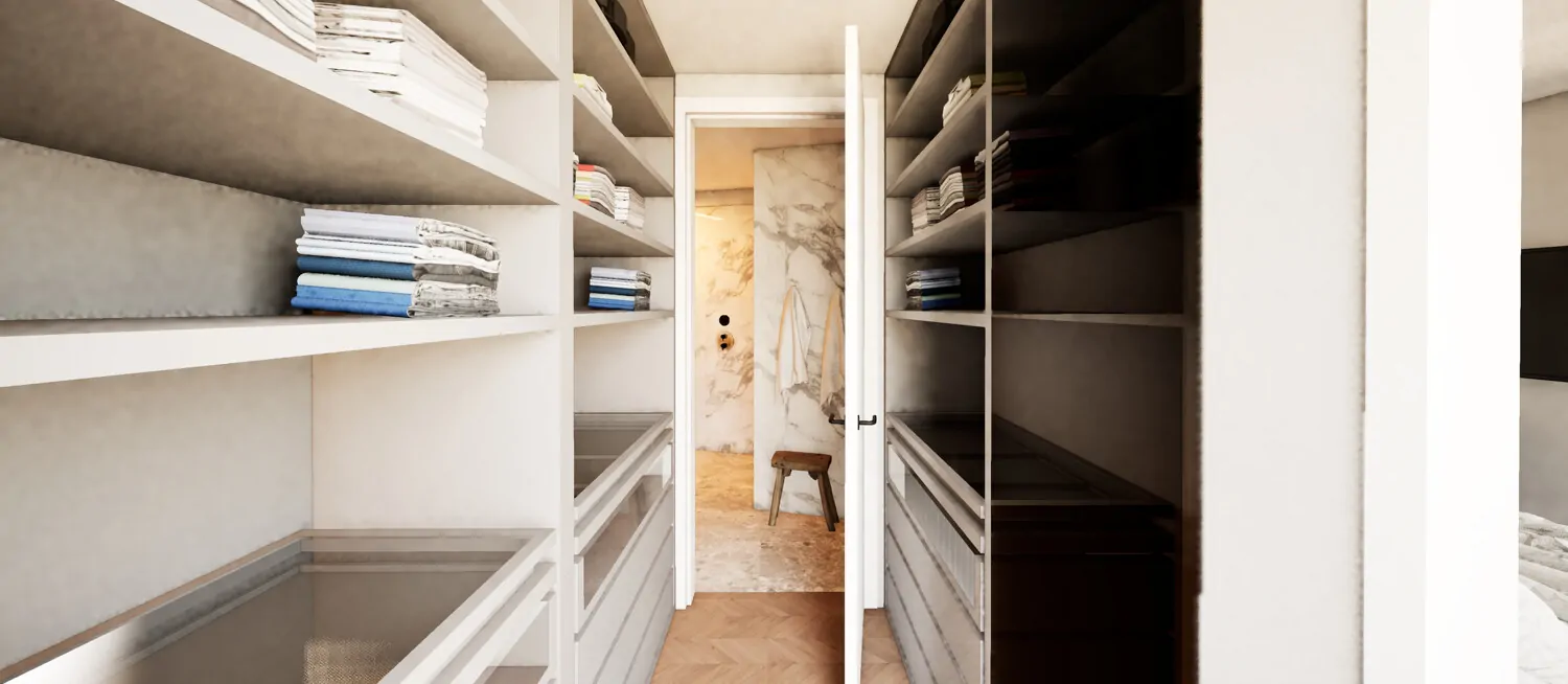 Großer Ankleidebereich