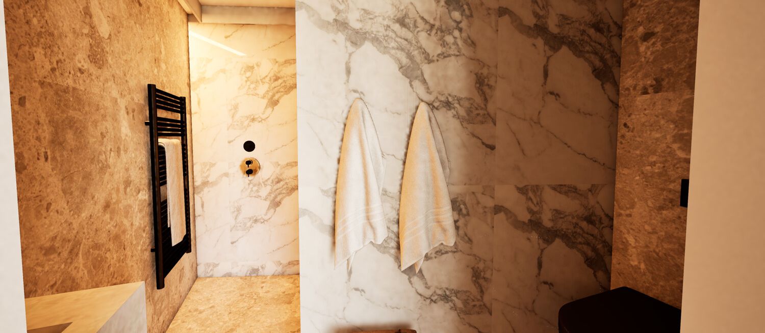 Duschbad en suite