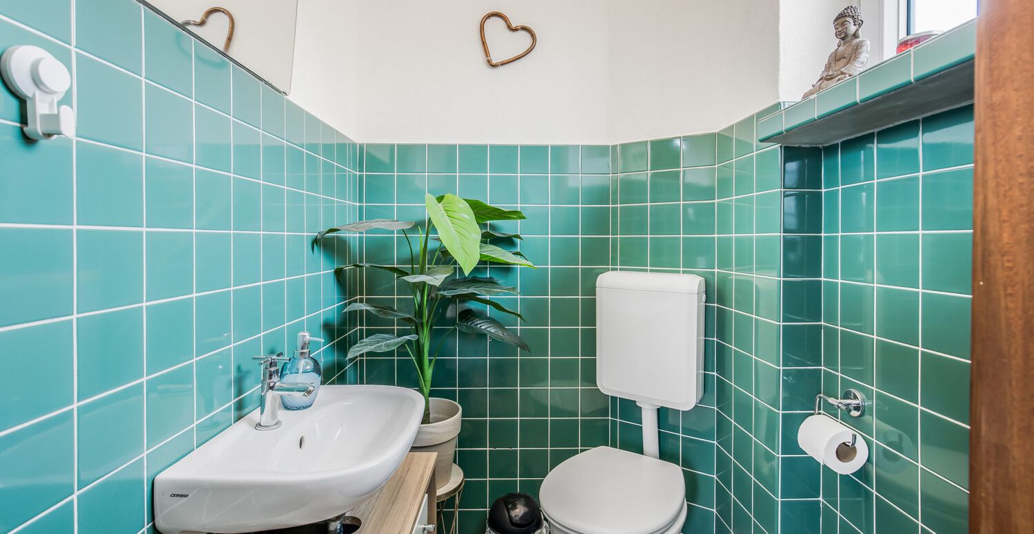 Gäste-WC im Erdgeschoss