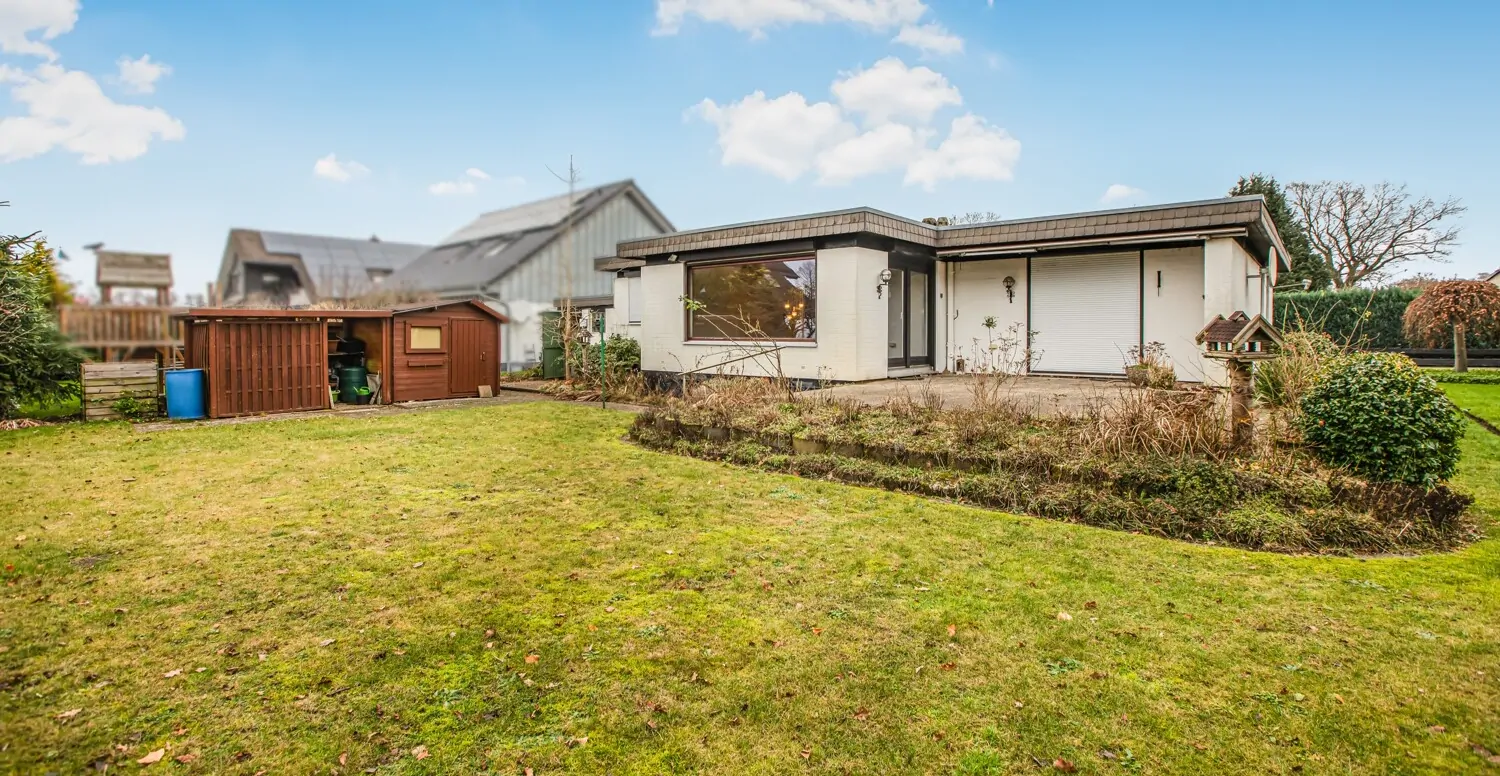 Hausansicht von hinten