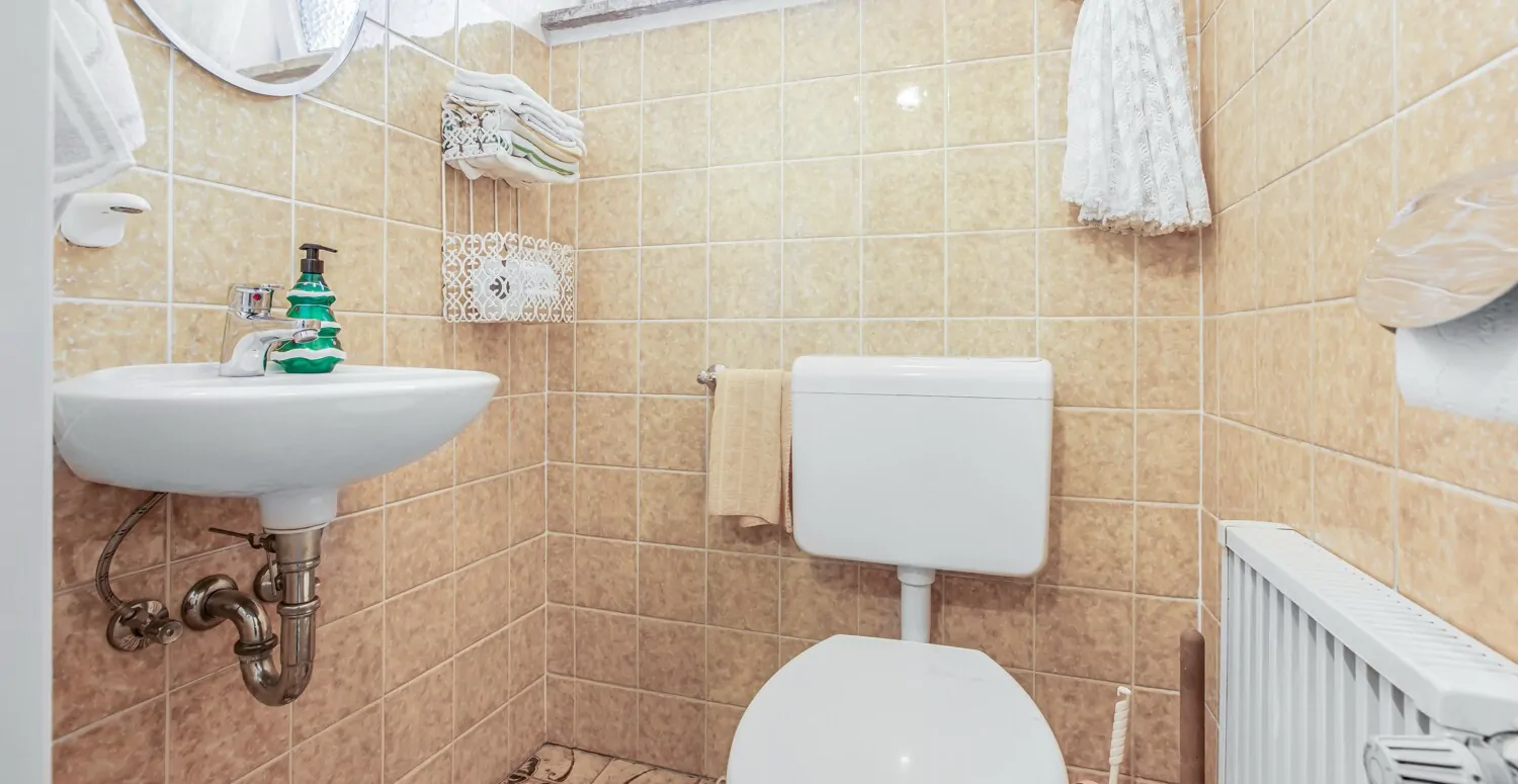 Gäste-WC im Erdgeschoss