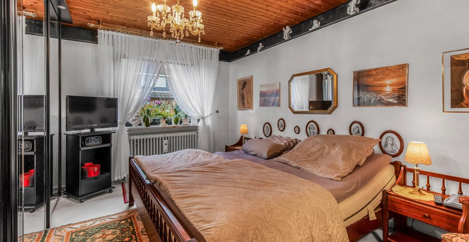 Schlafzimmer im Erdgeschoss