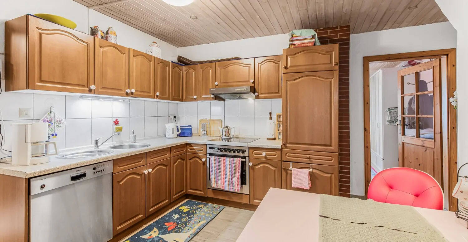 Einbauküche im Erdgeschoss