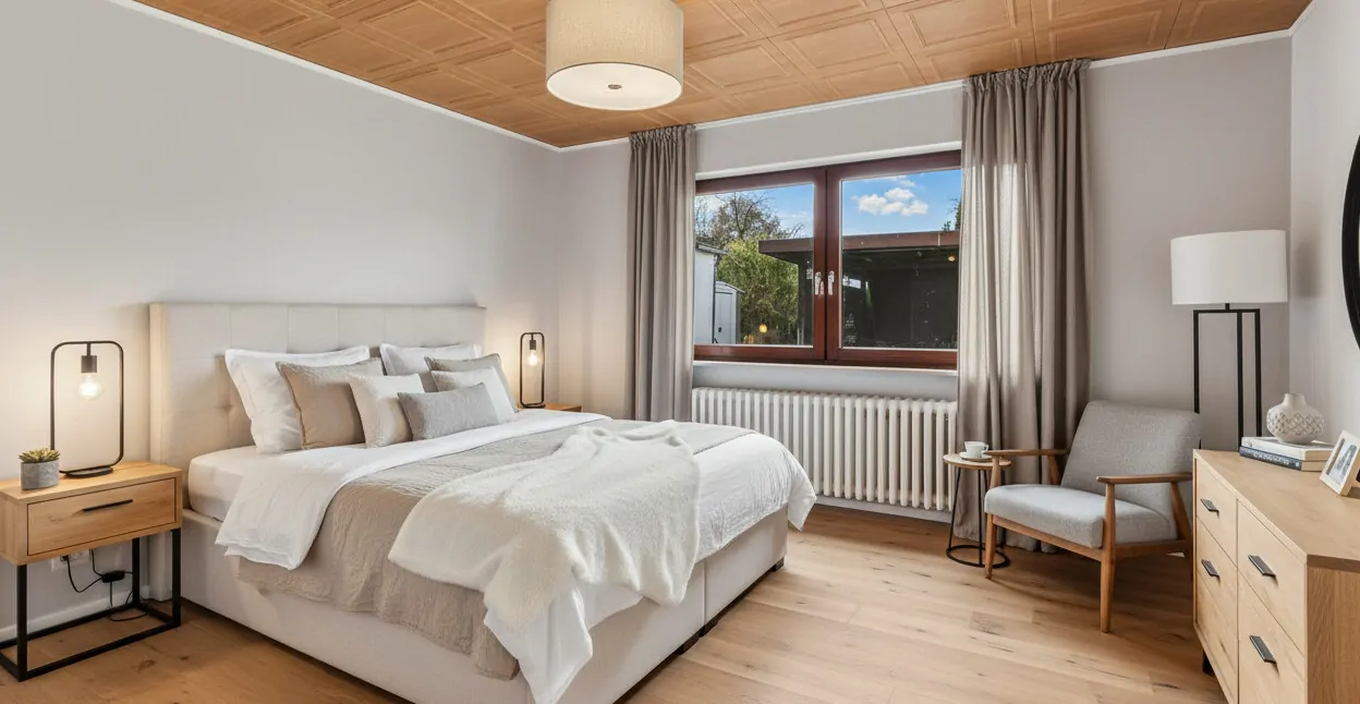 Schlafzimmer I (Einrichtungsbeispiel) im Erdgeschoss