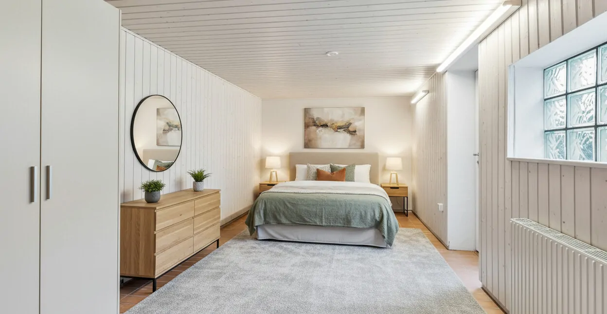 Schlafzimmer II (Einrichtungsbeispiel) im Erdgeschoss