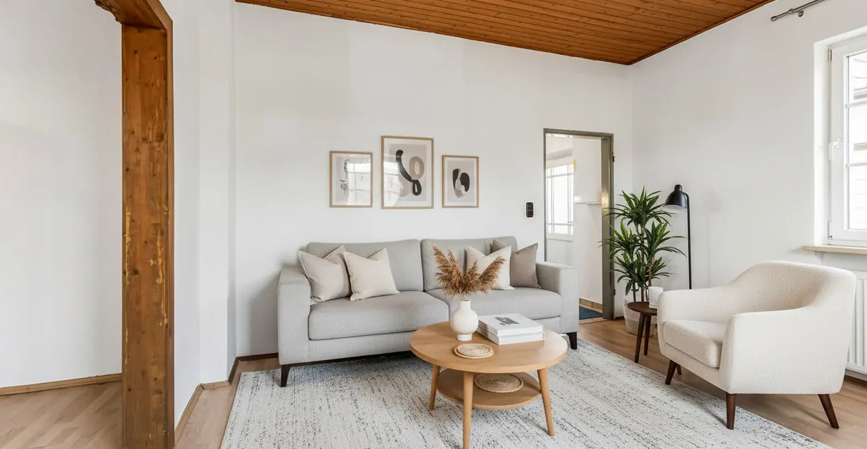 Wohnzimmer (Einrichtungsbeispiel) im Erdgeschoss