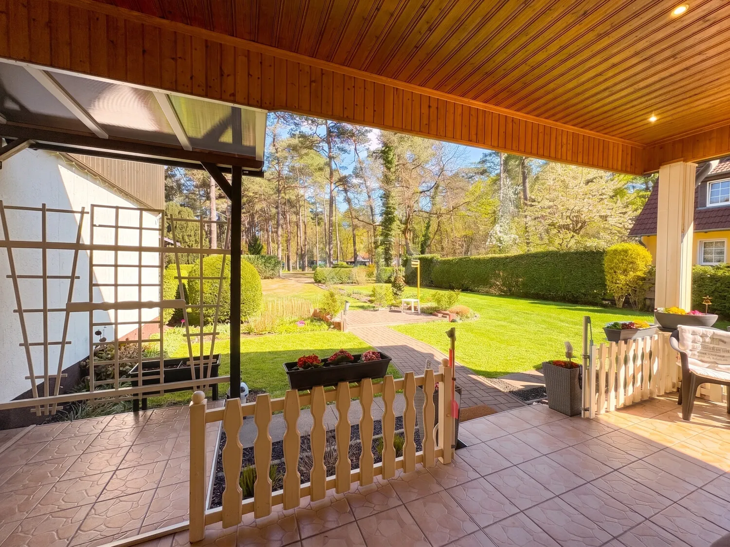 Blick von der Terrasse