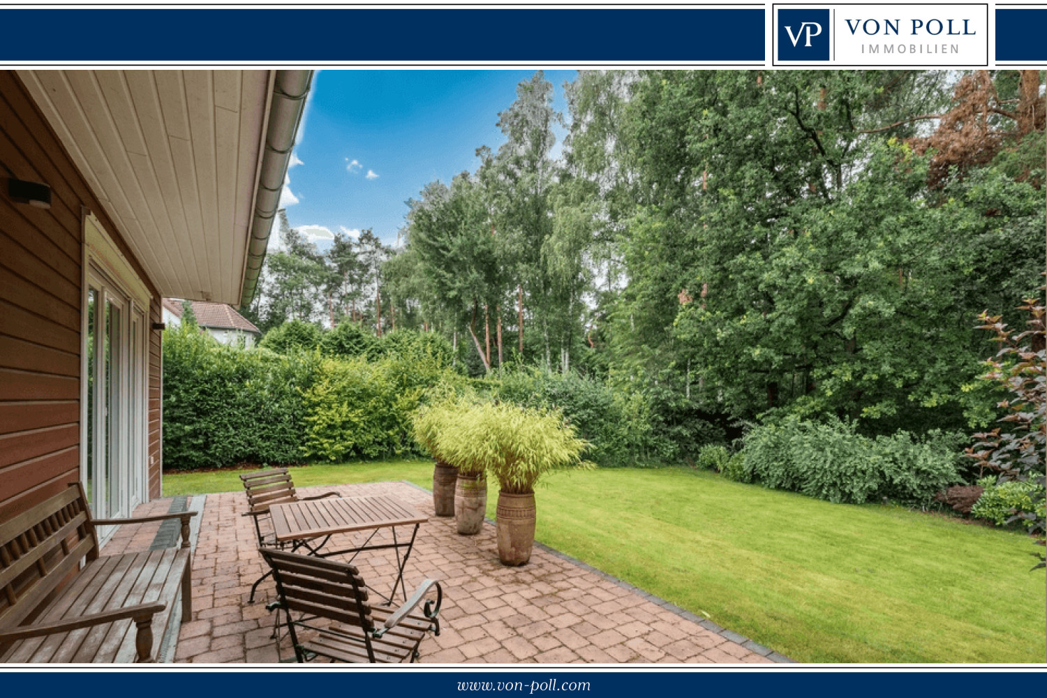 Blick von der Terrasse