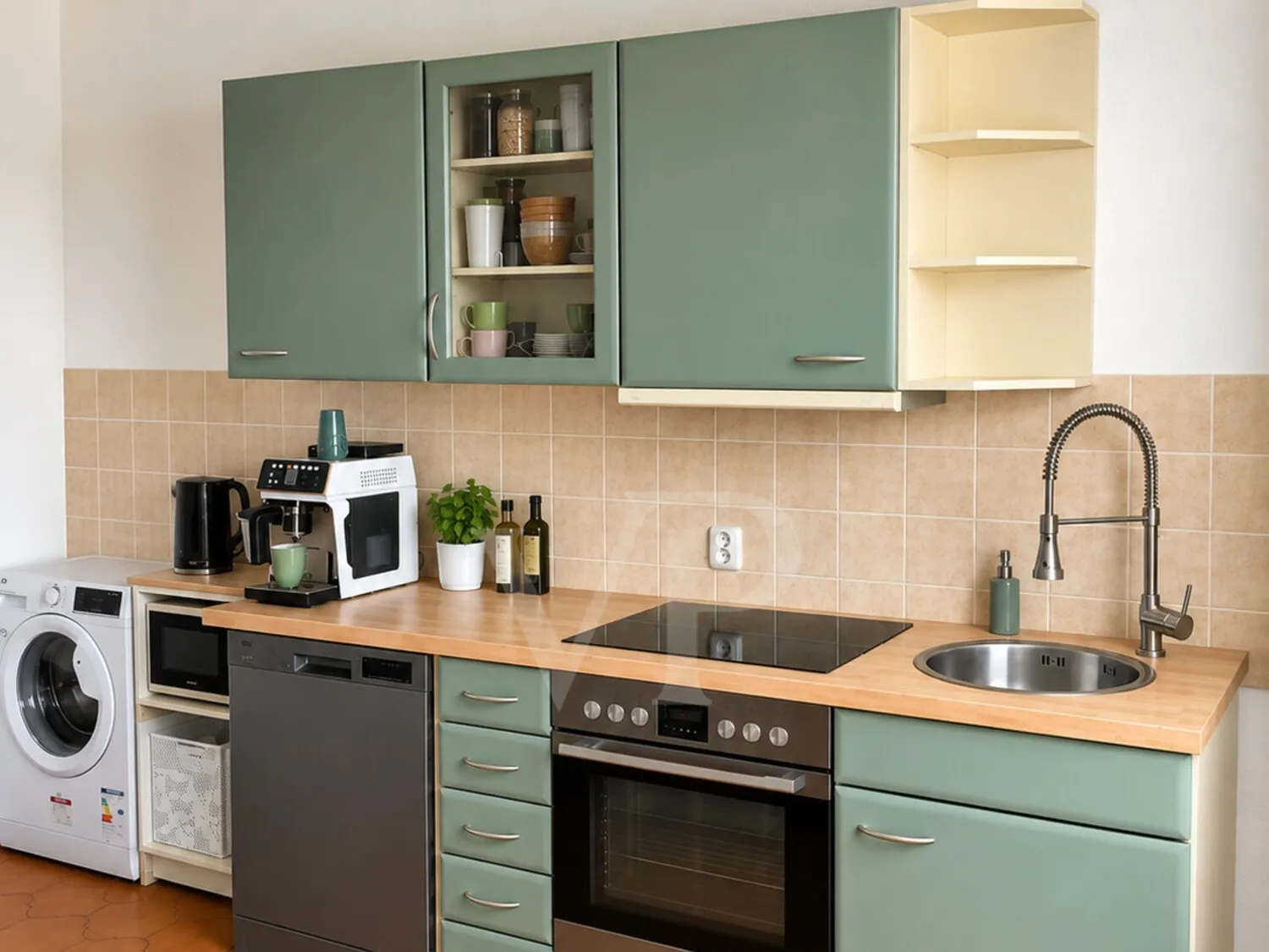 Küchenzeile in Wohnung