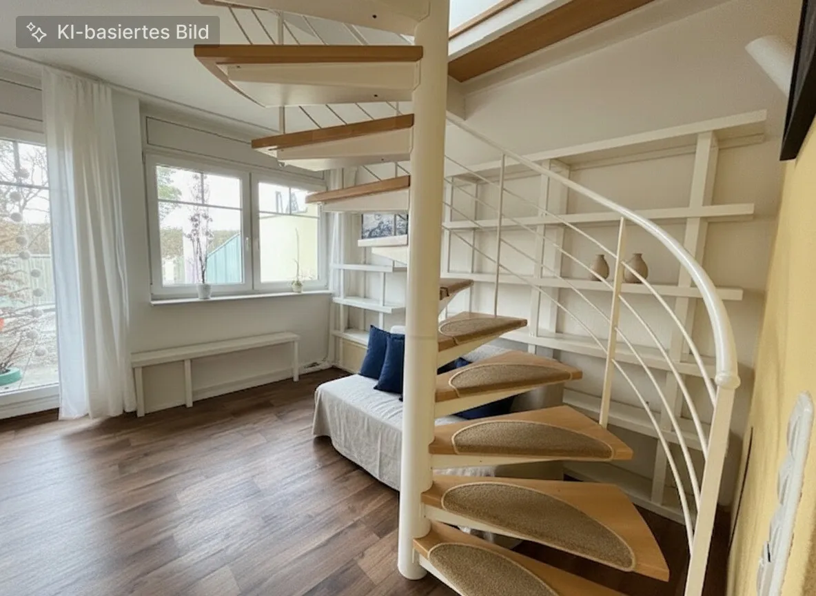 Wendeltreppe zur Galerie
