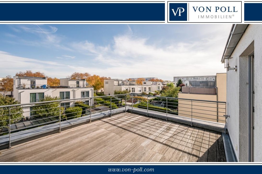Traumhafte Aussichten über den Dächern im Süden von Berlin