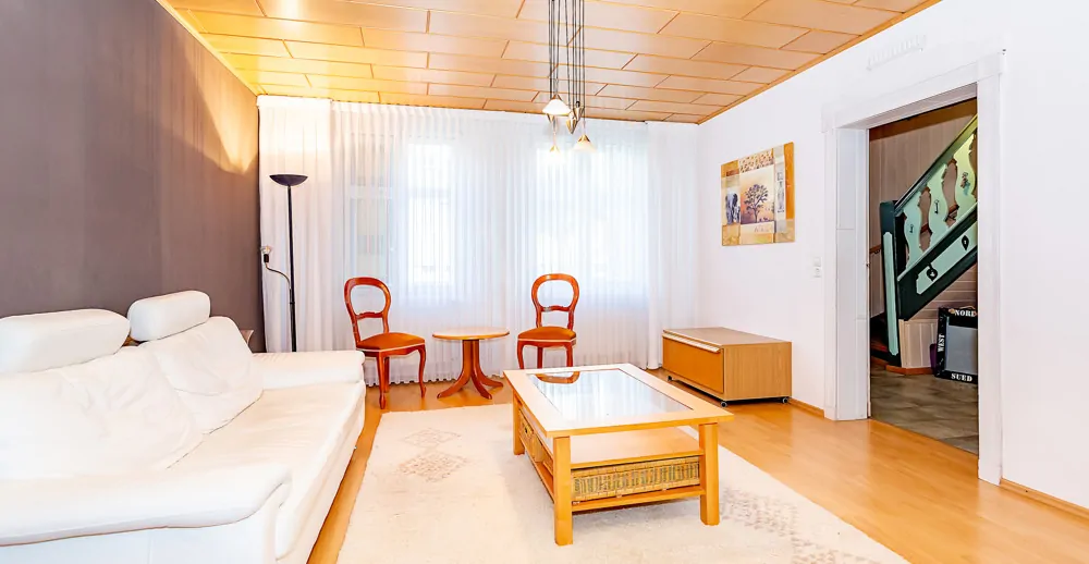 Wohnzimmer im Erdgeschoss