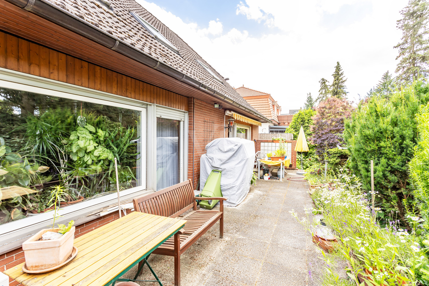 Terrasse am Haus