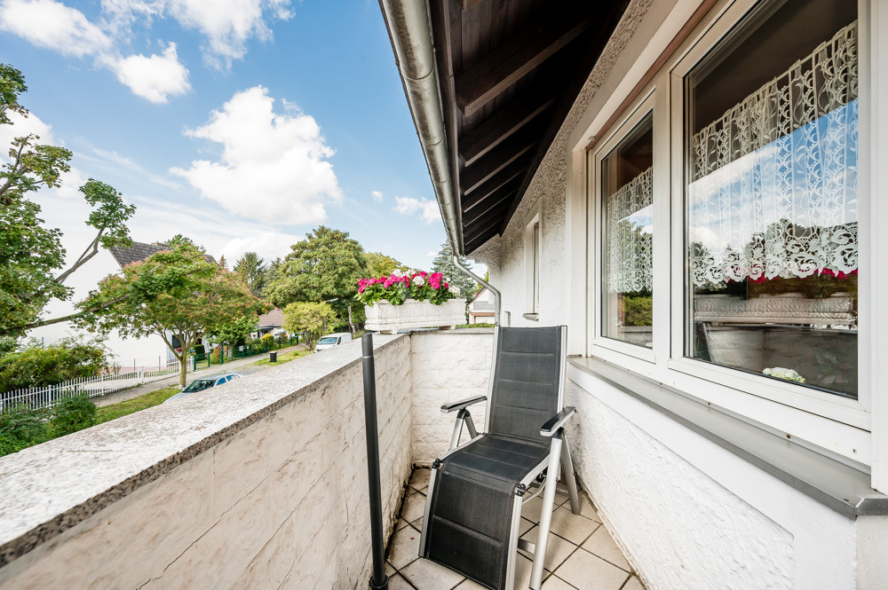 Balkon im Obergeschoss