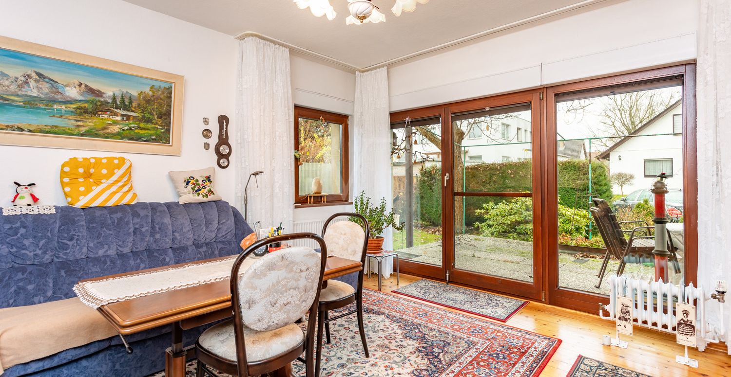 Wohnzimmer mit Kaminofen