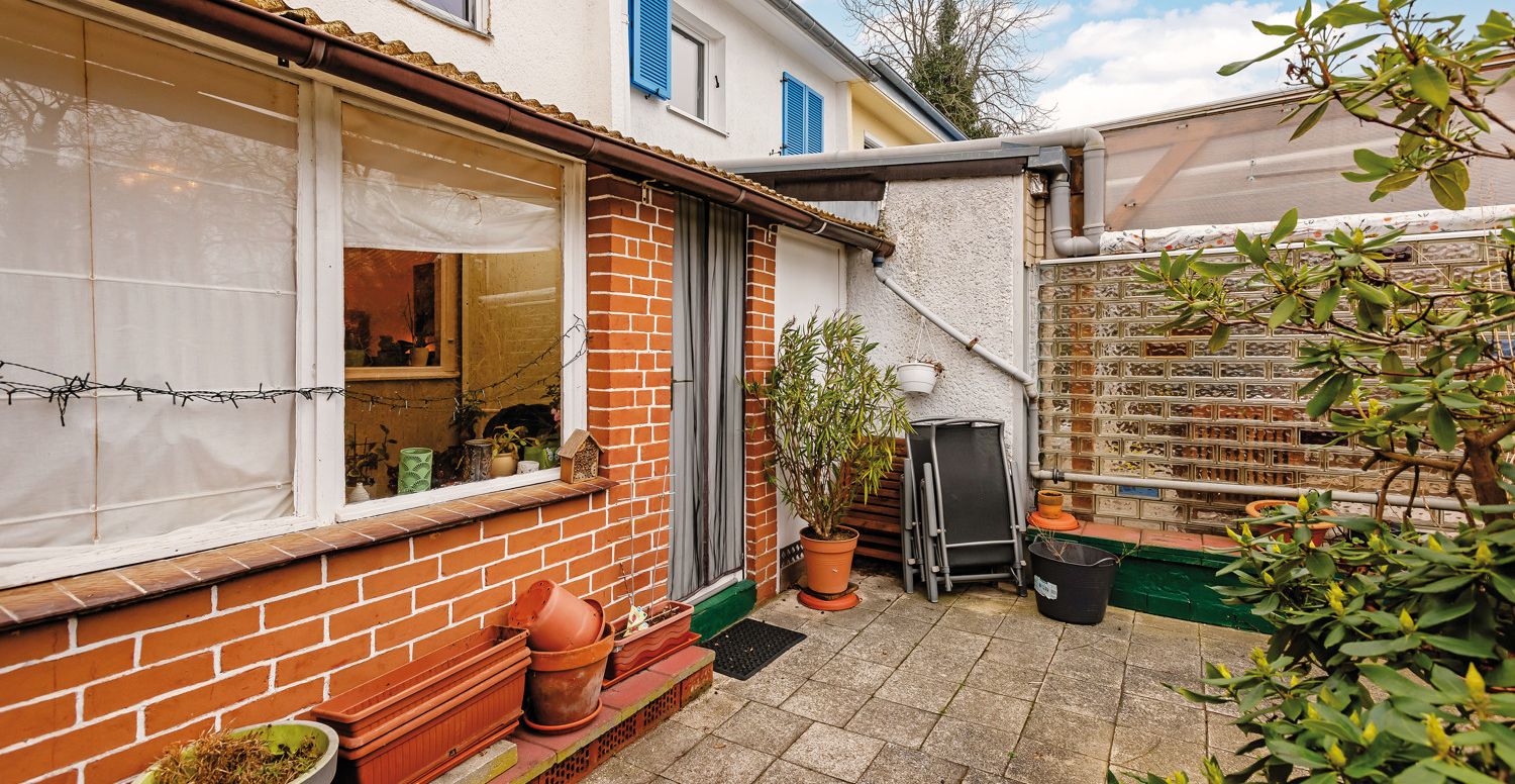 Terrasse am Haus