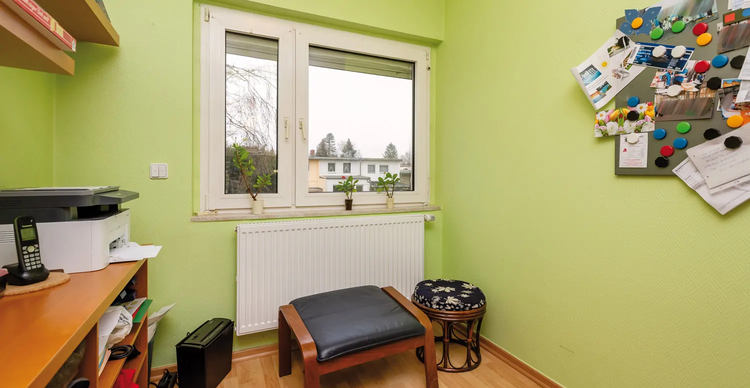 Arbeitszimmer im Obergeschoss