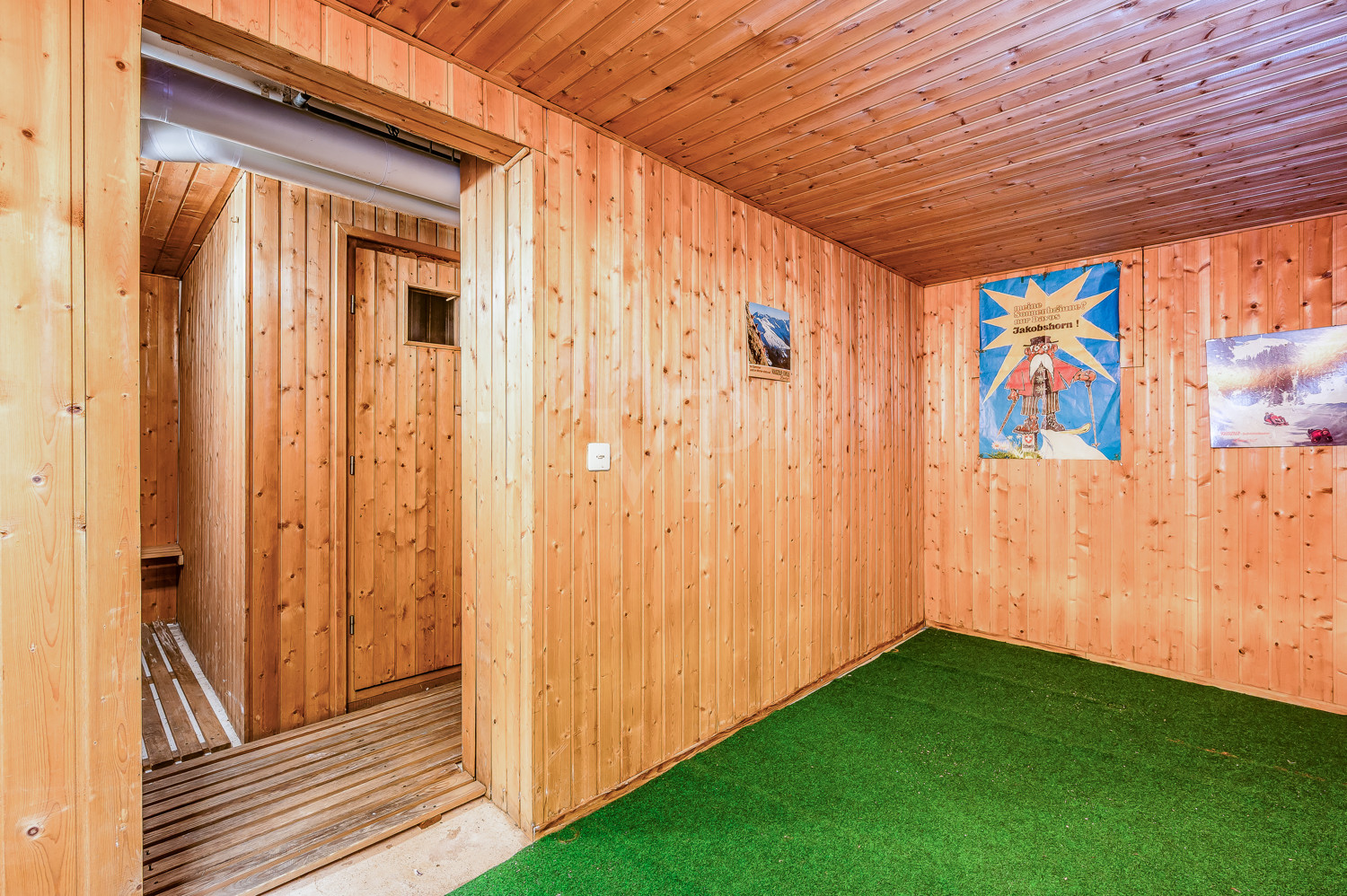 Sauna im Kellergeschoss