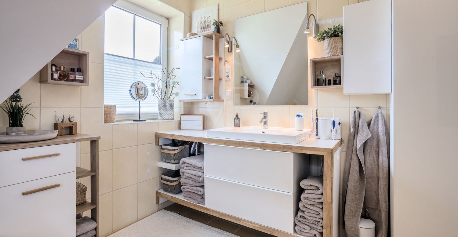 Masterbadezimmer im Dachgeschoss