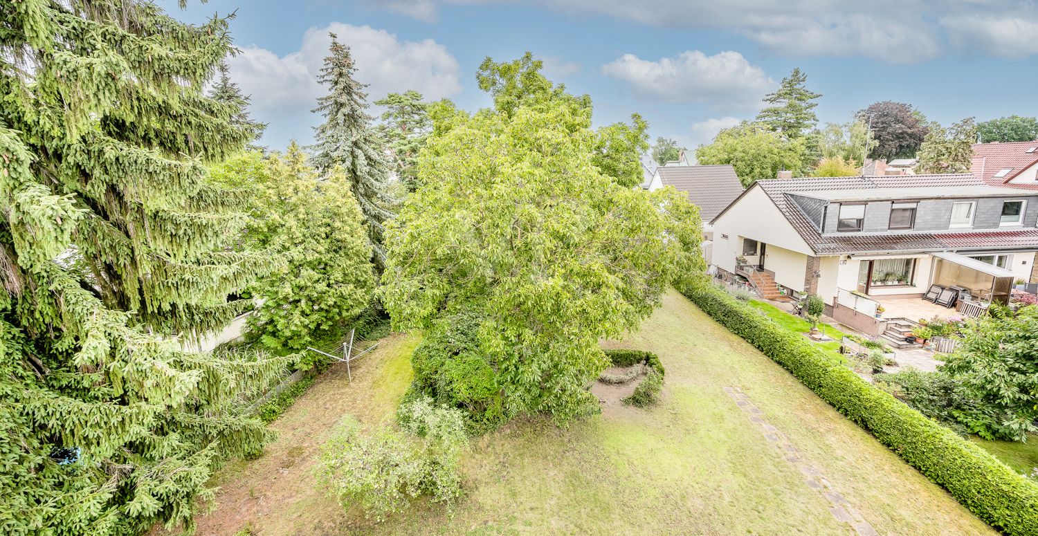 Ausblick von der Küche in den Garten