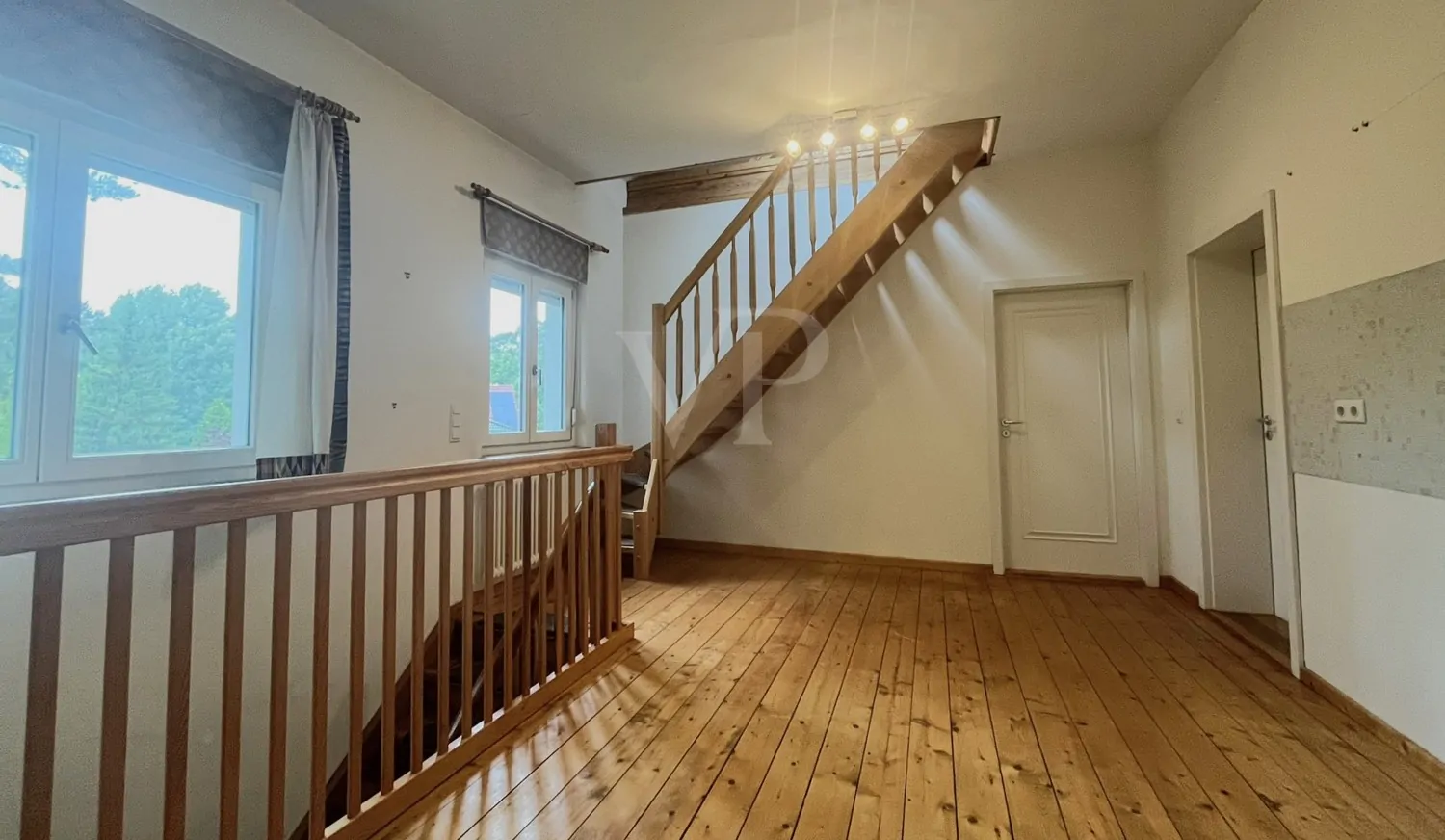 Treppe ins Dachstudio
