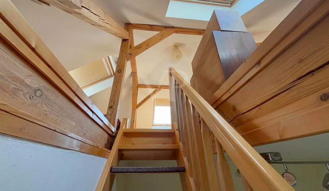 Blick zum Dachstudio