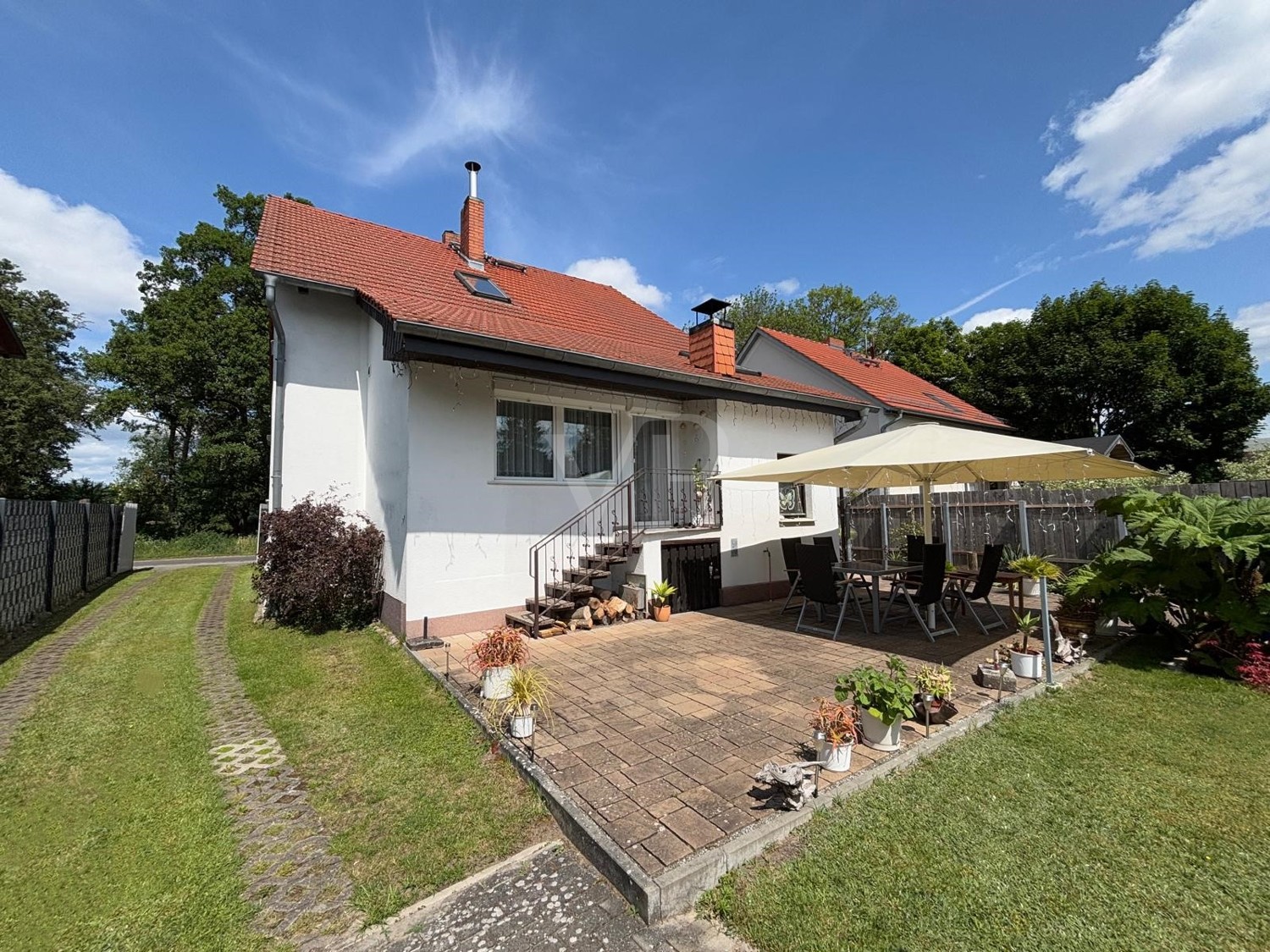 Blick zur Terrasse